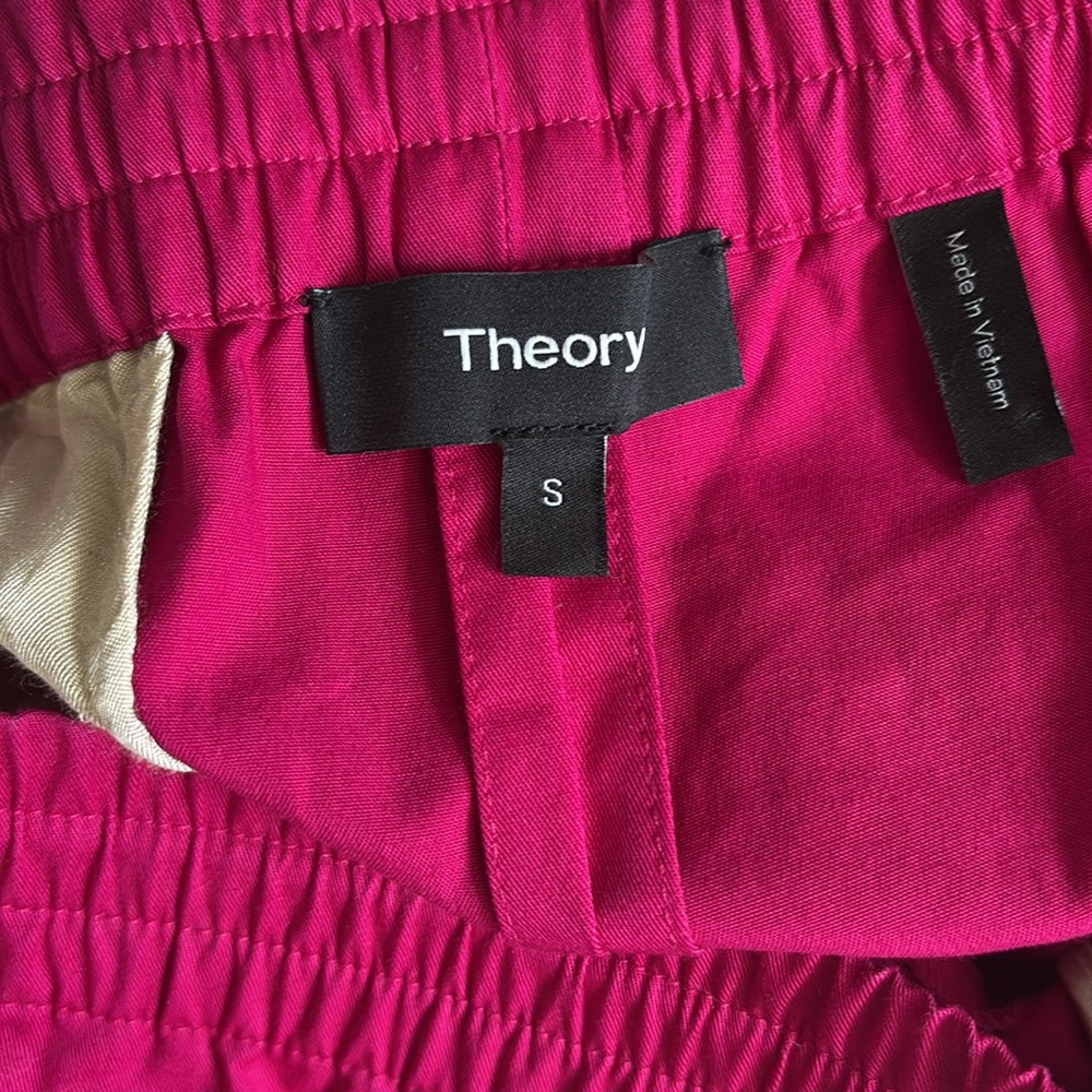 Theory hot magenta pink pull on Easy Short Classic Chino - Picture 6 of 9